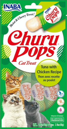 Churu Pops Tuna With Chicken Recipe - 60g Churu Pops Tuna With Chicken Recipe - 60g